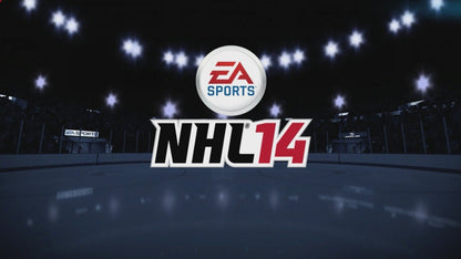 NHL 14 home screen for Xbox 360 (X360) sports ice hockey video game