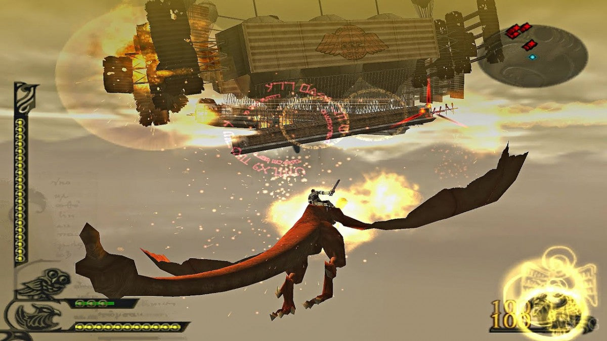 Drakengard PS2 Sony PlayStation 2 action RPG fantasy dark storyline dragon riding aerial combat hack and slash ground battles Square Enix story driven gameplay multiple endings medieval setting retro gaming PlayStation 2 software video game title gameplay
