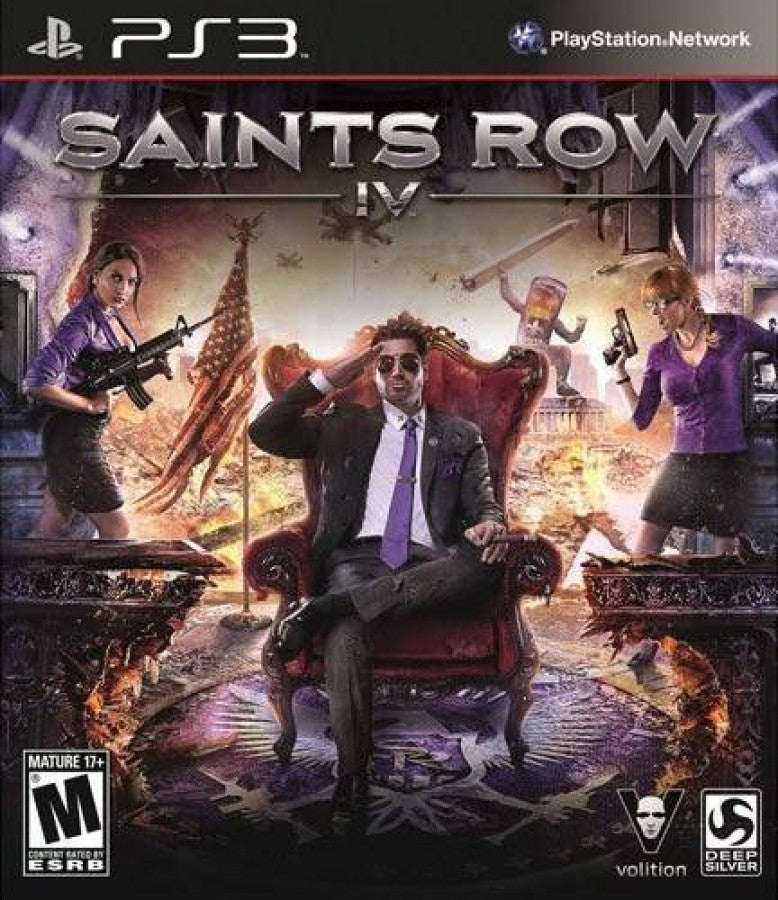 Saints Row IV cover art for PlayStation 3 (PS3) video game
