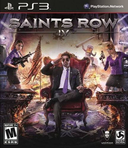 Saints Row IV cover art for PlayStation 3 (PS3) video game