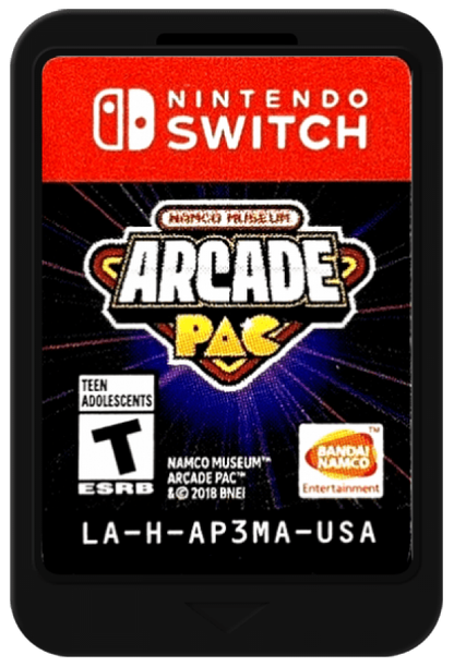 Namco Museum Arcade Pac – Nintendo Switch (NS) Front Cartridge Art HD Image for this Classic Fun Nintendo switch Game  