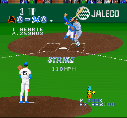 Super Bases Loaded gameplay image for Super Nintendo Entertainment System (SNES) retro video game