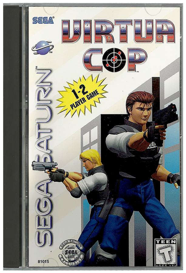Virtua Cop cover art for Sega Saturn (SS) video game