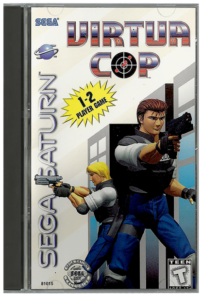 Virtua Cop cover art for Sega Saturn (SS) video game