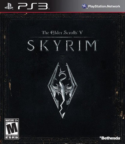 The Elder Scrolls V Skyrim cover art for PlayStation 3 (PS3) video game