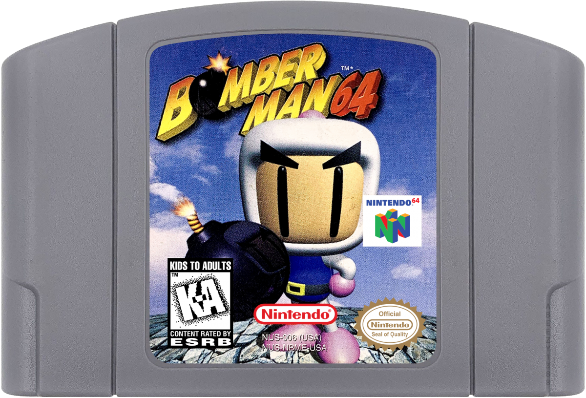 Bomberman 64 cartridge for Nintendo 64 (N64) video game