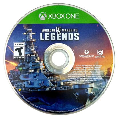 World of Warships Legends [Firepower Deluxe Edition] – Xbox One (XONE) disc for naval warfare strategy video game