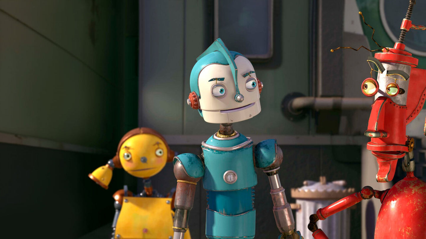 Robots UMD video for the PlayStation Portable featuring the full animated family film presented in portable format with sci fi adventure storytelling set in a world of robots created by Blue Sky Studios screenshot
