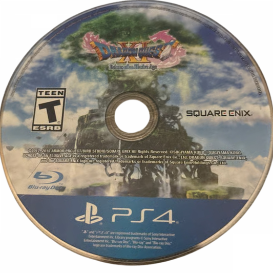 Dragon Quest XI Echoes of an Elusive Age PlayStation 4 PS4 for retro video game enthusiasts featuring fantasy role playing gameplay turn based combat mechanics expansive world exploration memorable characters epic story driven adventure classic JRPG elements and collectible gaming appeal disc 
