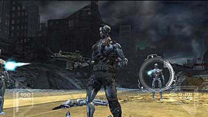 Terminator 3: Redemption – PlayStation 2 (PS2) video game gameplay, third-person action shooter.