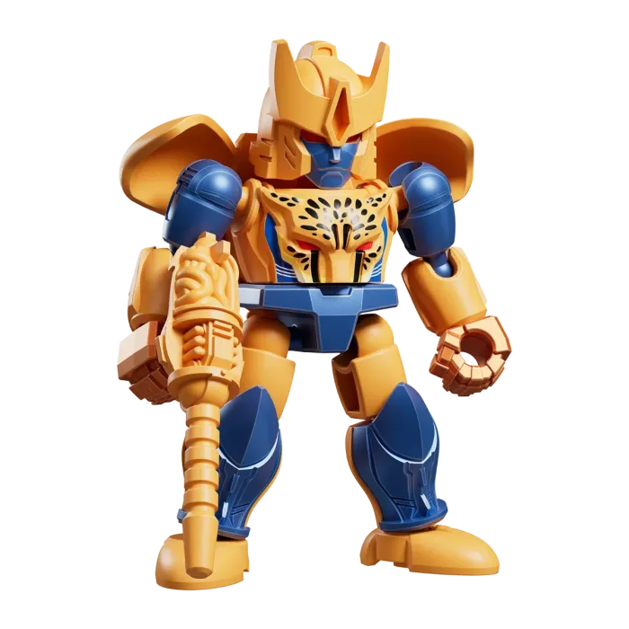 Blokees Transformers Defender Version 06 blind box collectible mini action figure snap fit robot toy Decepticon Autobot character detailed poseable display piece for fans