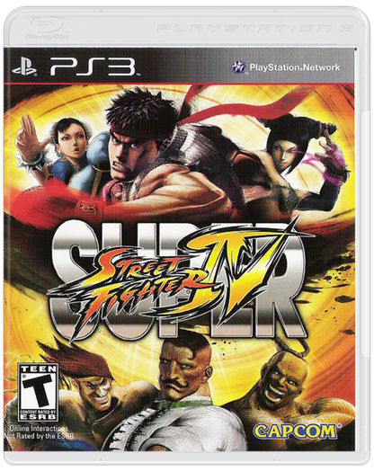 Super Street Fighter IV cover art for PlayStation 3 (PS3) video game