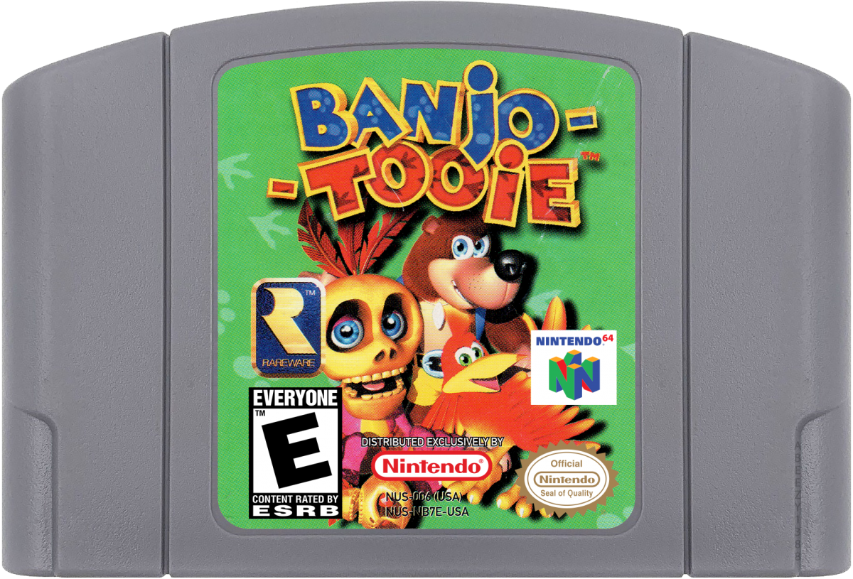 Banjo Tooie cartridge for Nintendo 64 (N64) video game