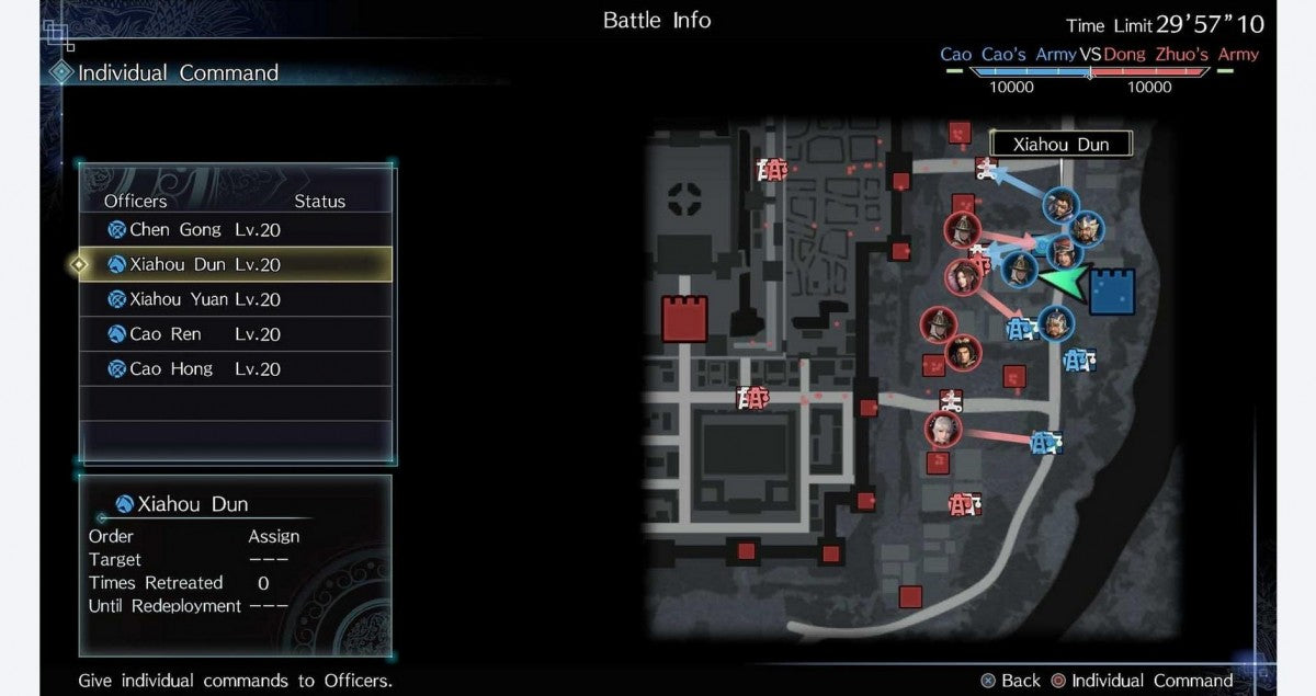 Dynasty Warriors 9: Empires gameplay for Xbox Series X (XSX) action strategy video game