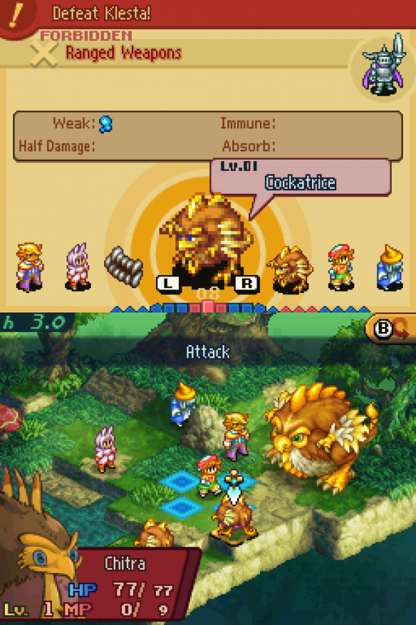 Final Fantasy Tactics A2 gameplay for Nintendo DS (DS) tactical RPG fantasy video game