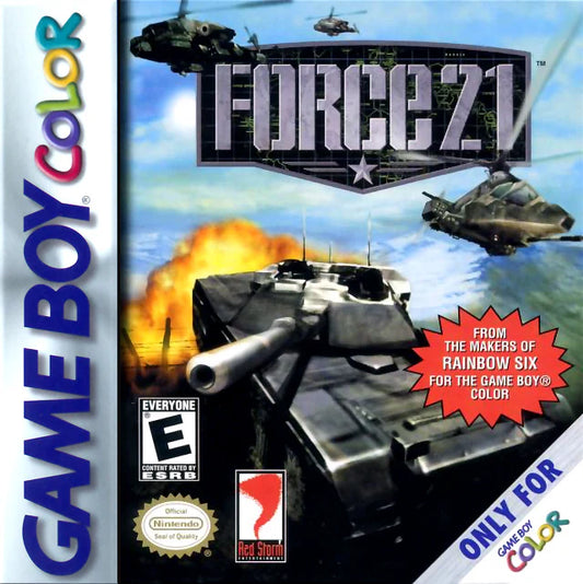 Force 21 cover art for Game Boy Color (GBC) video game