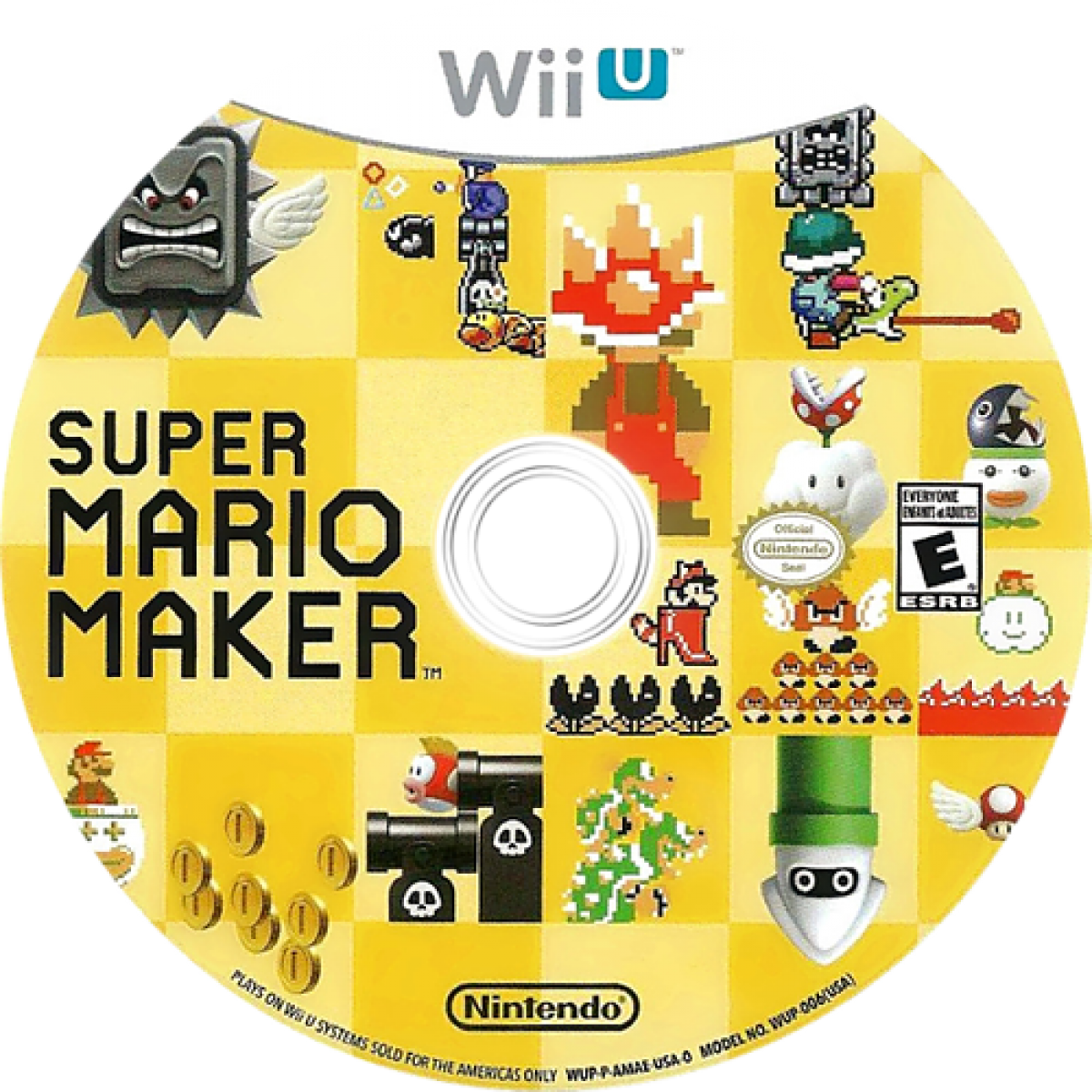 Super Mario Maker [Book Bundle] disc cover art for Nintendo Wii U (WiiU) video game