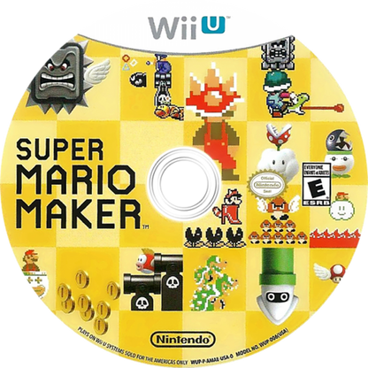 Super Mario Maker [Book Bundle] disc cover art for Nintendo Wii U (WiiU) video game