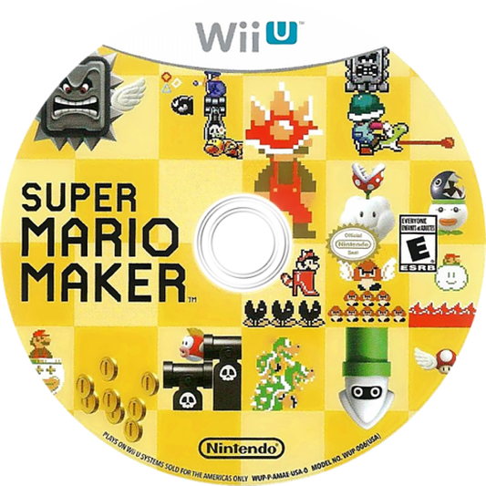 Super Mario Maker [Book Bundle] disc cover art for Nintendo Wii U (WiiU) video game