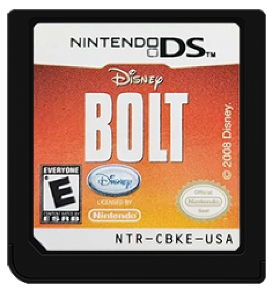Disney Bolt cartridge for Nintendo DS (DS) action adventure video game