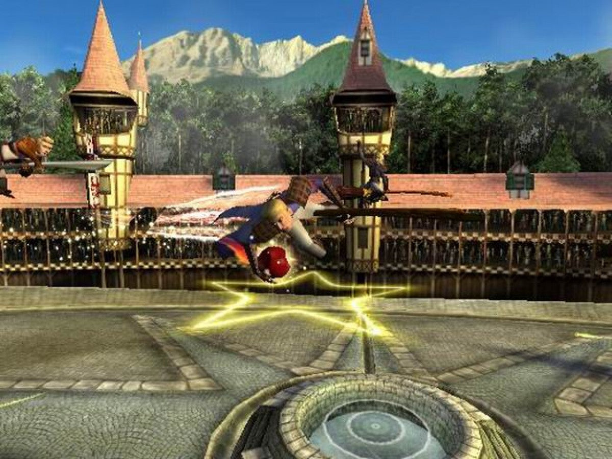 Harry Potter Quidditch World Cup PlayStation 2 PS2 for magical sports video game fans featuring Quidditch matches Hogwarts teams international competitions broomstick flying seeker chaser beater and keeper positions magical stadiums special moves and fast paced Harry Potter gameplay collectible gaming appeal gameplay