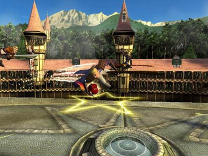 Harry Potter Quidditch World Cup PlayStation 2 PS2 for magical sports video game fans featuring Quidditch matches Hogwarts teams international competitions broomstick flying seeker chaser beater and keeper positions magical stadiums special moves and fast paced Harry Potter gameplay collectible gaming appeal gameplay