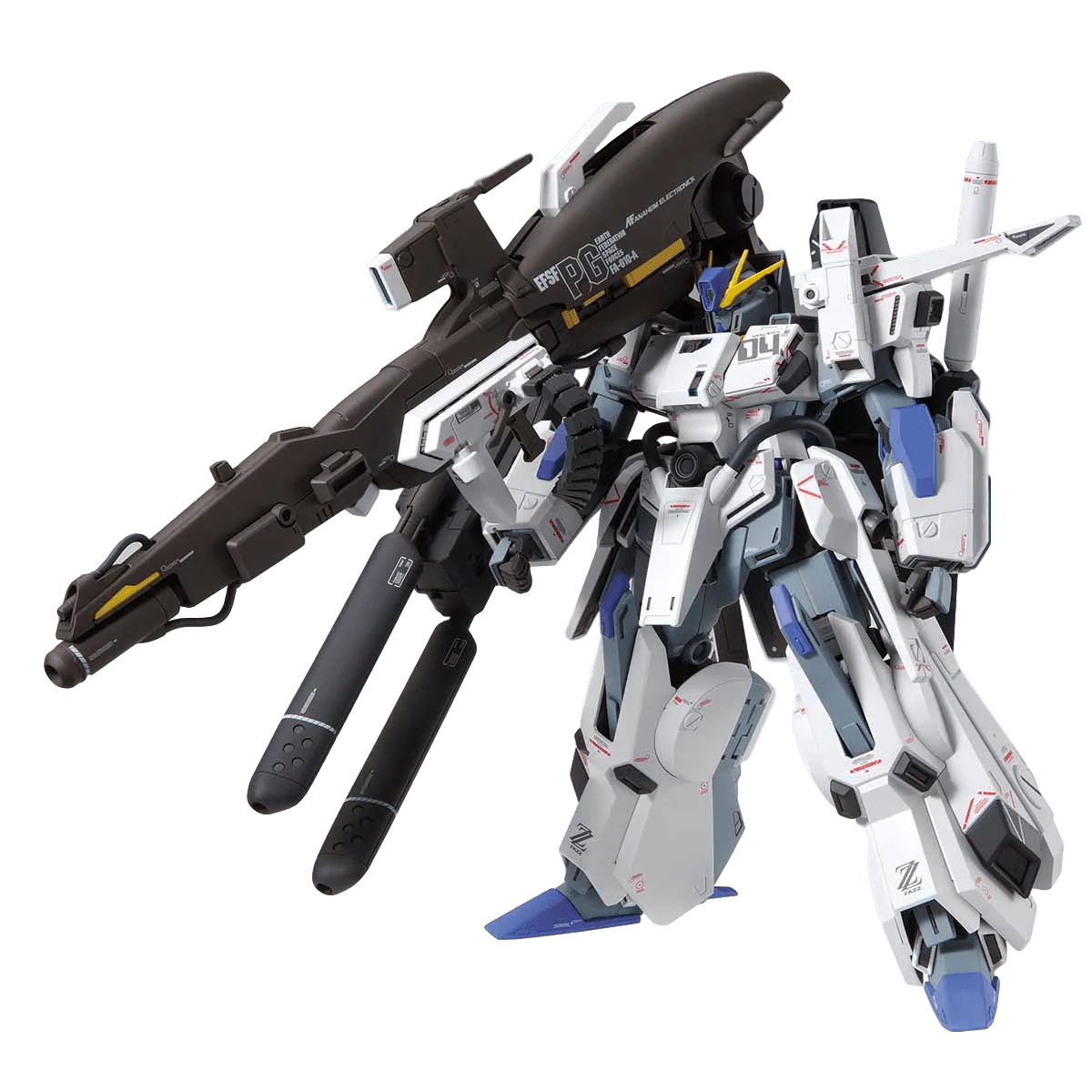 Gundam MG FAZZ Ver Ka Model Kit featuring Master Grade Gunpla construction detailed mechanical design articulated poseable model snap together assembly premium Ver Ka styling customizable display piece and collectible anime model building appeal armored up 