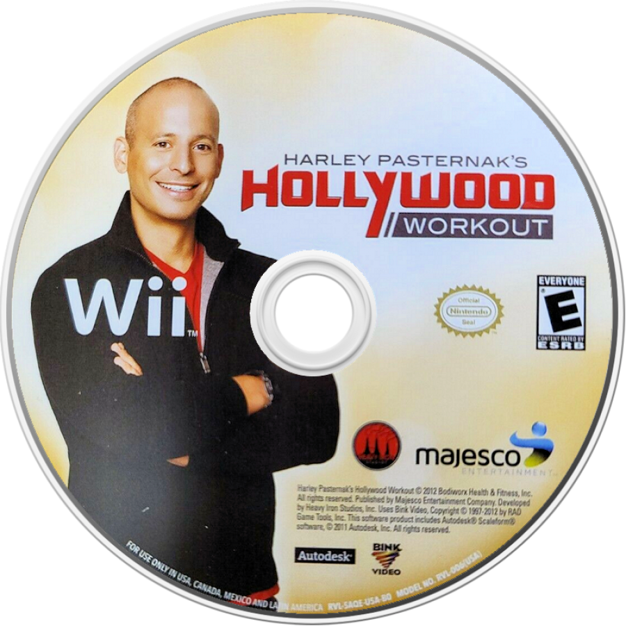 Harley Pasternak: Hollywood Workout – Nintendo Wii (Wii) fitness workout simulation disc for video game