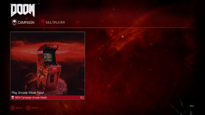 Doom titlepage for Nintendo Switch NS video game