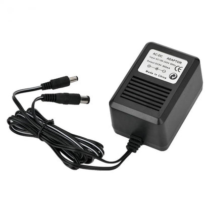 XYAB brand 3-in-1 power adapter compatible with Sega Genesis, Nintendo NES, and Super Nintendo SNES consoles providing reliable AC power