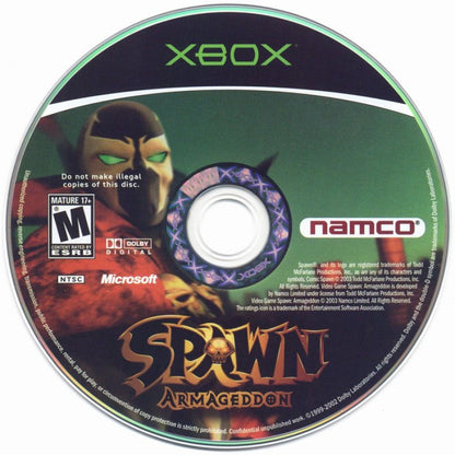 Spawn: Armageddon – Xbox mature action adventure game disc