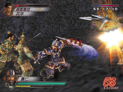 Shin Sangoku Musou 3 Moushouden [Import] – PlayStation 2 (PS2) video game gameplay, hack-and-slash action game.