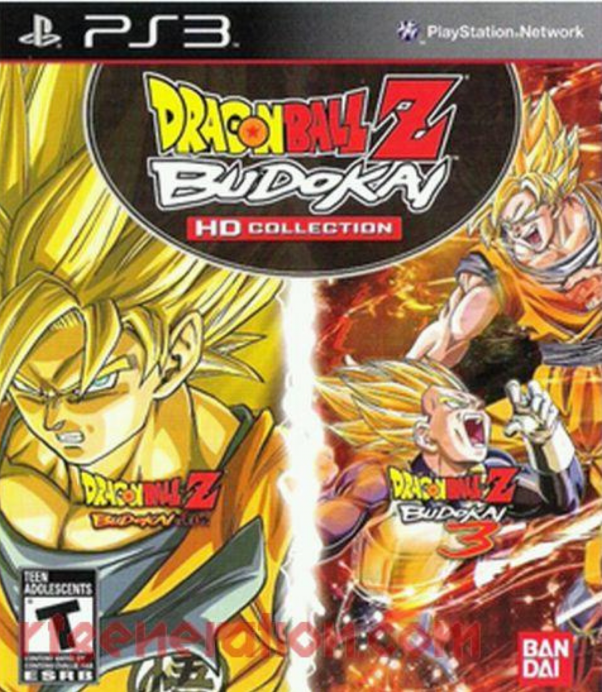 Dragon Ball Z Budokai HD Collection PlayStation 3 PS3 for video game enthusiasts featuring classic 3D fighting gameplay iconic Dragon Ball Z characters powerful attacks intense martial arts battles story modes high speed combat and collectible gaming appeal front cover art