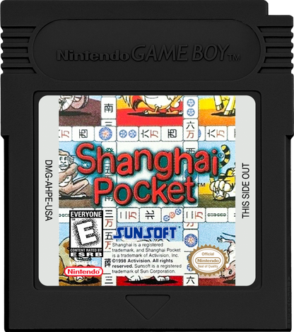 Shanghai Pocket Game Boy Color puzzle video game cartridge