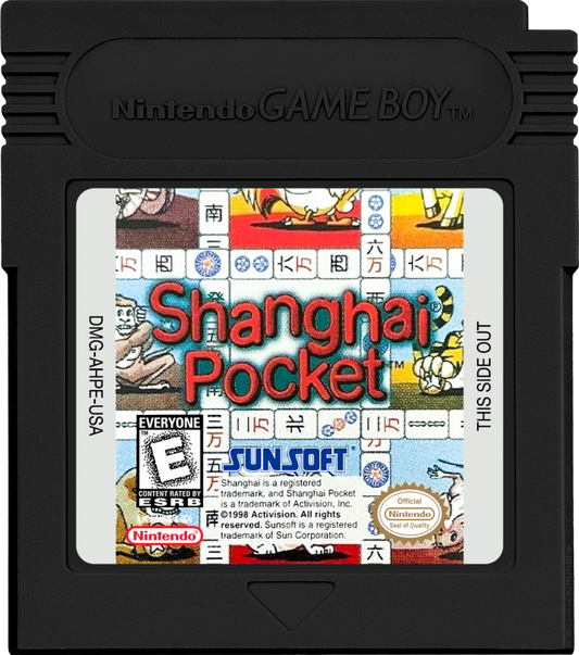 Shanghai Pocket Game Boy Color puzzle video game cartridge