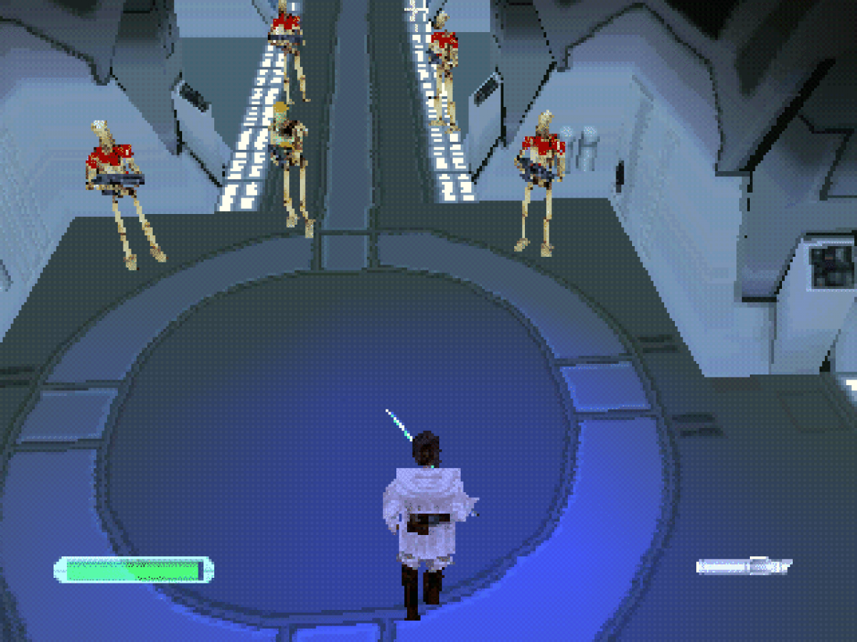 Star Wars: Episode I – The Phantom Menace gameplay for PlayStation 1 (PS1) action-adventure video game