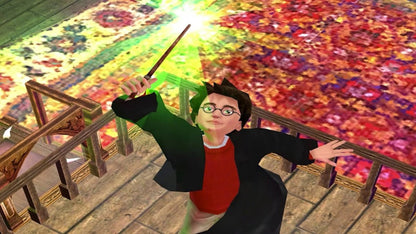 Harry Potter and the Sorcerer’s Stone for GameCube featuring magical adventure gameplay set in the wizarding world gameplay
