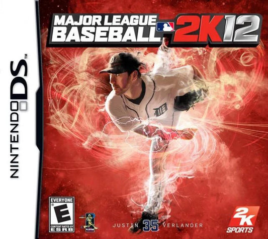 Major League Baseball 2K12 cover art for Nintendo DS (DS) video game