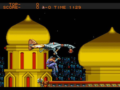 Strider Sega Genesis retro video game action platformer gameplay (1990)