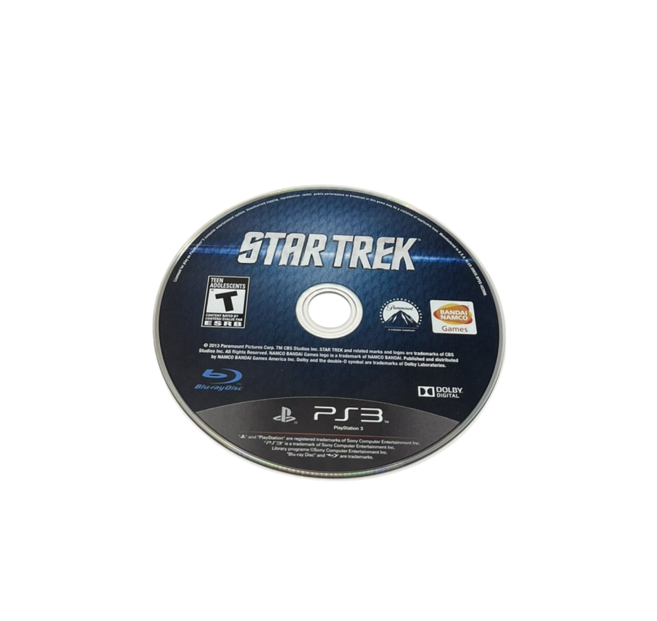 Star Trek disc cover art for PlayStation 3 (PS3) video game.