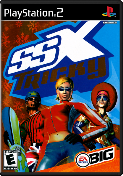 SSX Tricky – PlayStation 2 (PS2) video game cover image, arcade snowboarding.