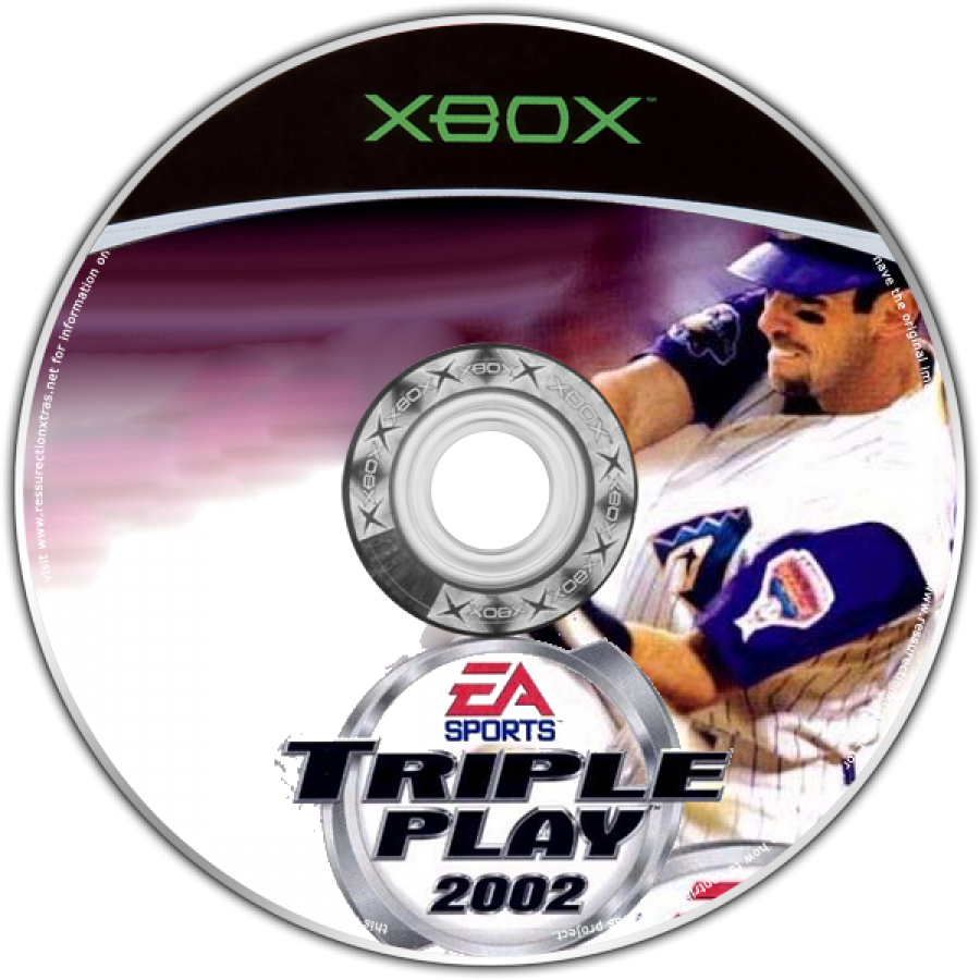 Triple Play 2002 disc for Xbox (XBOX) video game
