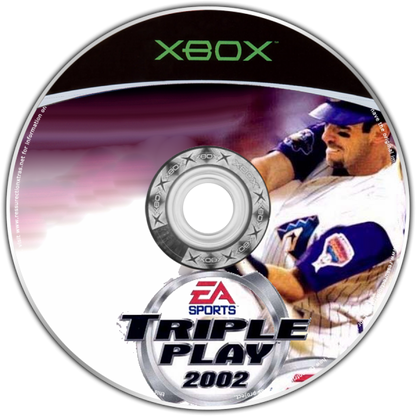 Triple Play 2002 disc for Xbox (XBOX) video game