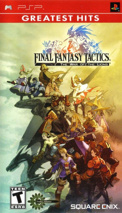 Final Fantasy Tactics: The War of the Lions [Greatest Hits] cover art for PlayStation Portable (PSP) video game