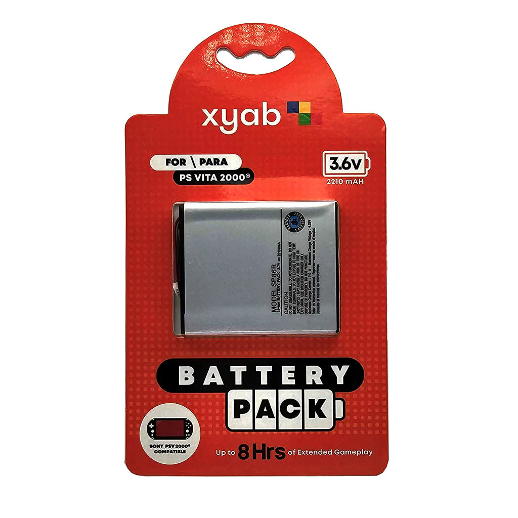 Rechargeable battery pack for Sony PS Vita 2000 handheld console replacement power supply charging accessory