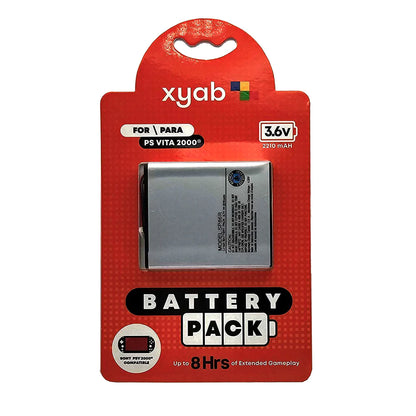 Rechargeable battery pack for Sony PS Vita 2000 handheld console replacement power supply charging accessory