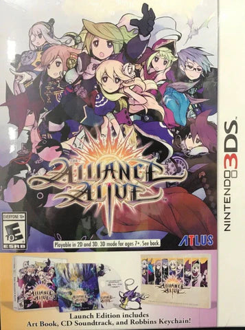 The Alliance Alive Launch Edition cover art for Nintendo 3DS video game