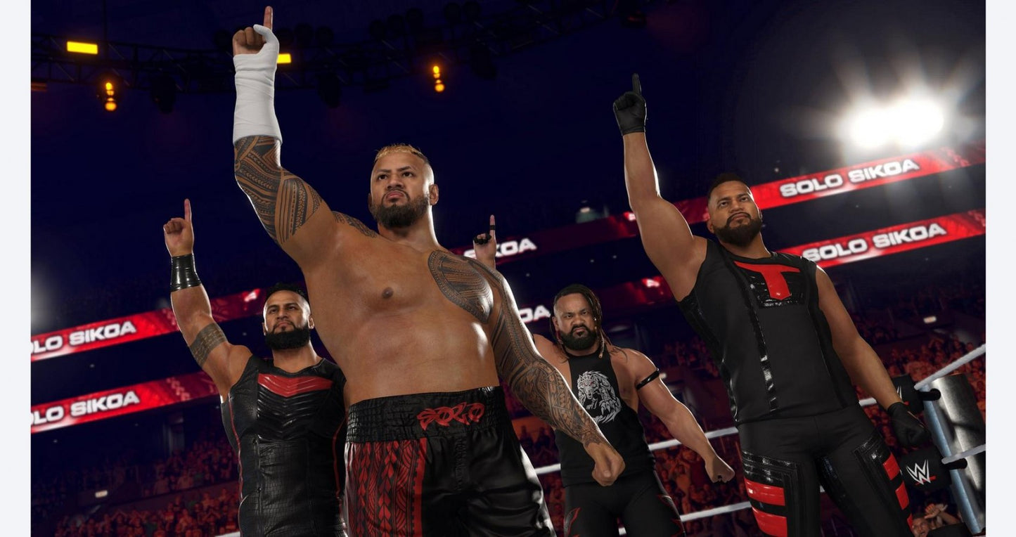 WWE 2K25 gameplay for PlayStation 5 (PS5) wrestling sports video game