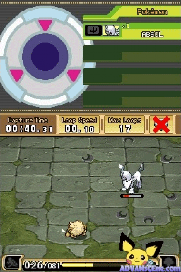 Pokémon Ranger: Guardian Signs gameplay for Nintendo DS (DS) action RPG adventure video game