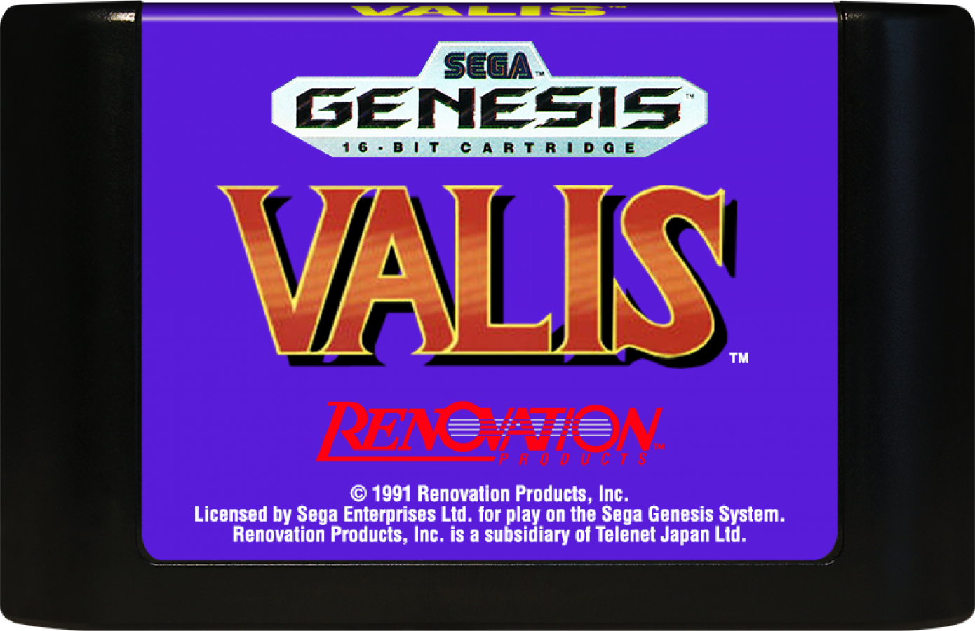 Valis Sega Genesis GEN for retro video game enthusiasts featuring side scrolling action platforming gameplay anime inspired fantasy adventure sword combat magical abilities challenging stages memorable boss battles and collectible gaming appeal cartridge 